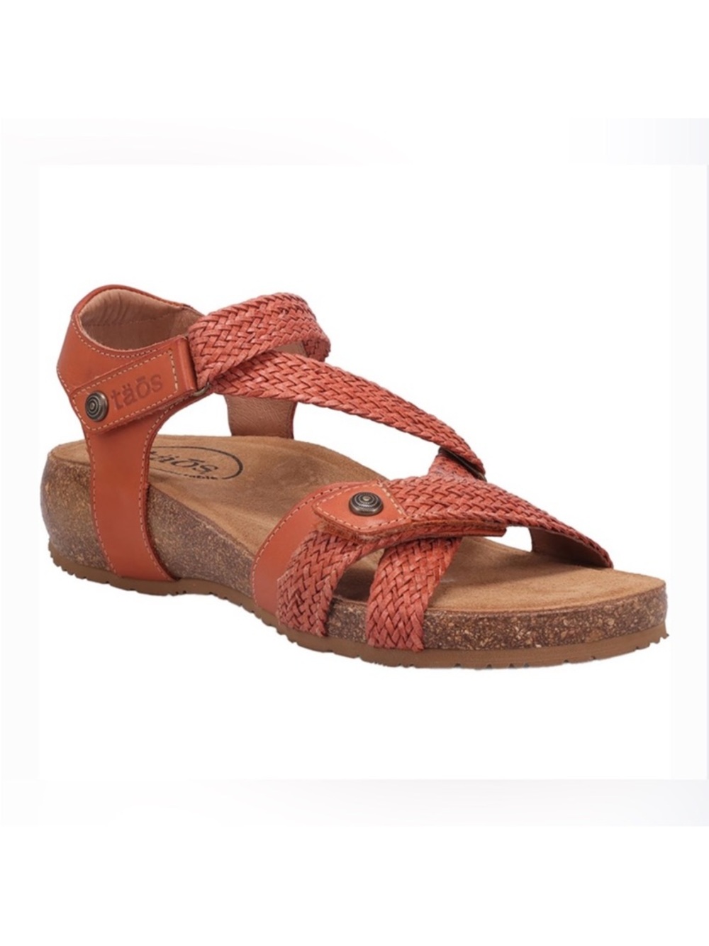 Taos‎ Footwear Terracotta Burnt Orange Braided Sandals Trulie Gladiator Shoes